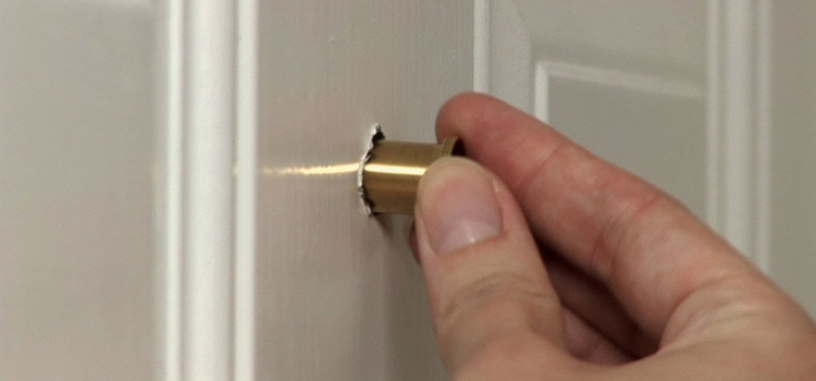 peephole door repair in Phelan